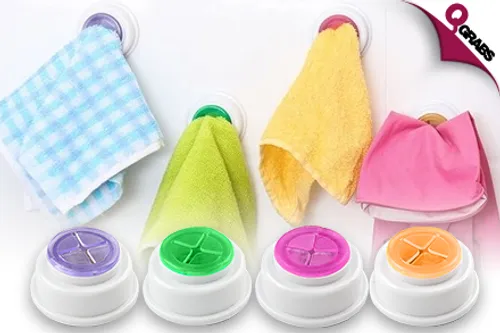 For QR25, Always Have a Towel Close By with a Set of Towel Holders - Perfect for Bathrooms & Kitchens! (QR50 Value)